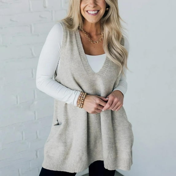 Pyhlmscde Women's Sweater Loose Knit Casual Flattering Top, Womens Tops, Womens Sweaters, Womens Cardigan