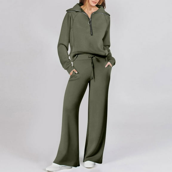 Pyhlmscde Women's Two Piece Outfits Sweatsuit, Fall Outfits for Women, Two Piece Sets for Women, Sweatsuits for Women