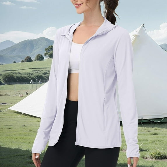 Pyhlmscde Women's UPF50+ Long Sleeved Cardigan, Womens Cardigan, Womens Tops, Spf Shirts for Women Long Sleeve