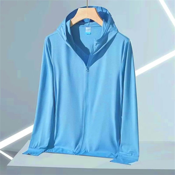 Pyhlmscde Women's UPF50 Sun Clothing Zip Up Lightweight Hoodie Hiking Sun Shirt, Womens Tops, Jackets for Women, Windbreaker Jacket Women