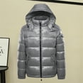 thumbnail image 1 of Pyhlmscde Women's Warm Winter Down Jackets, Womens Tops, Winter Clothing for Women, Trench Coat Women, 1 of 5