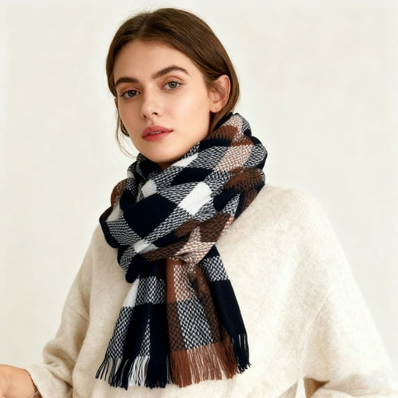 Pyhlmscde Women's Winter Colored Scarves, Womens Shawl, Scarf for Women, Shawl Wraps for Women