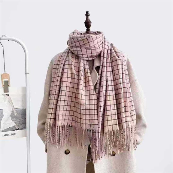 Pyhlmscde Women's Winter Long Thickened Warm Shawl And Scarf, Scarf for Women, Shawl Wraps for Women, Womens Shawl