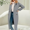 thumbnail image 1 of Pyhlmscde Women's Winter Mid Long Style Woolen Coat, Fall Clothes for Women, Fall Coats, Womens Tops, 1 of 7