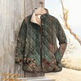 thumbnail image 1 of Pyhlmscde Women's Winter Quilted Long Sleeved Button Down Jacket, Womens Jackets Casual, Womens Quilted Jacket, Womens Winter Coats, 1 of 4