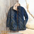 thumbnail image 1 of Pyhlmscde Women's Winter Quilted Long Sleeved Button Down Jacket, Womens Jackets Casual, Womens Quilted Jacket, Womens Winter Coats, 1 of 4