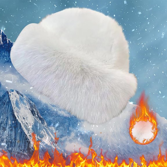 Pyhlmscde Women's Winter Thick Plush Warm Hat, Winter Hats for Women, Beanie for Women, Women Hats