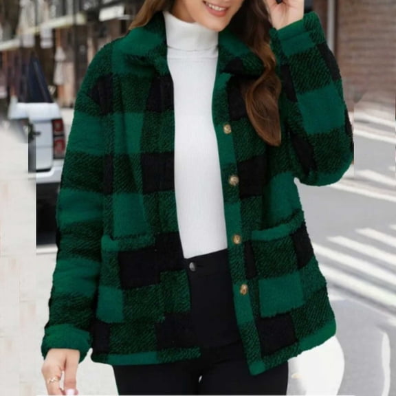 Pyhlmscde Women's Winter Trendy Warm Fuzzy Fleece Jacket, Sweaters For Women, Fleece Jacket Women, Cardigan Sweaters For Women