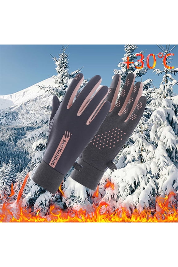 Women's Winter Warm Fleece Lined Gloves, , ,