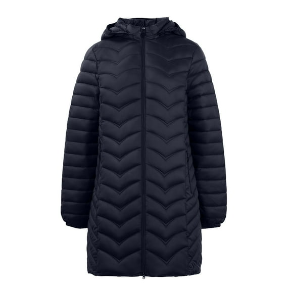 Pyhlmscde Women's Winter Warm Full Length Coat, Puffer Jacket, Womens Tops, Winter Clothing for Women