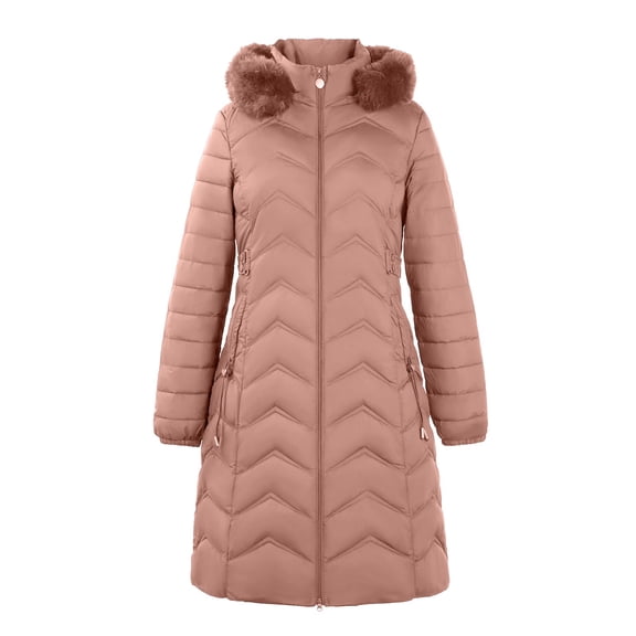 Pyhlmscde Women's Winter Warm Thicken Long Outwear Coat Parka, Winter Coats for Women, Puffer Jacket, Womens Tops