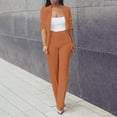 thumbnail image 1 of Pyhlmscde Womens Fall Fashion 2 Piece Sets Open Front And Slim Fit Pants Suits Set, Two Piece Sets for Women, Women Fall Clothes, Sweatsuits for Women, 1 of 5
