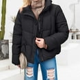 thumbnail image 1 of Pyhlmscde Womens Puffer Full Zip Quilted Hooded Bubble Coats Padded Long Sleeve Winter Warm Coat, Winter Coats for Women, Puffer Jacket Womens, Winter Clothing for Women, 1 of 6