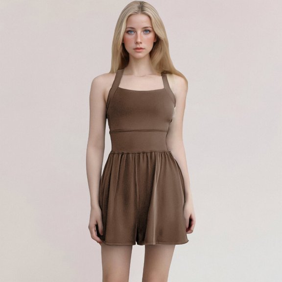 Pyhlmscde Womens Running Workout Rompers, Workout Sets for Women, Rompers for Women, Overalls for Women