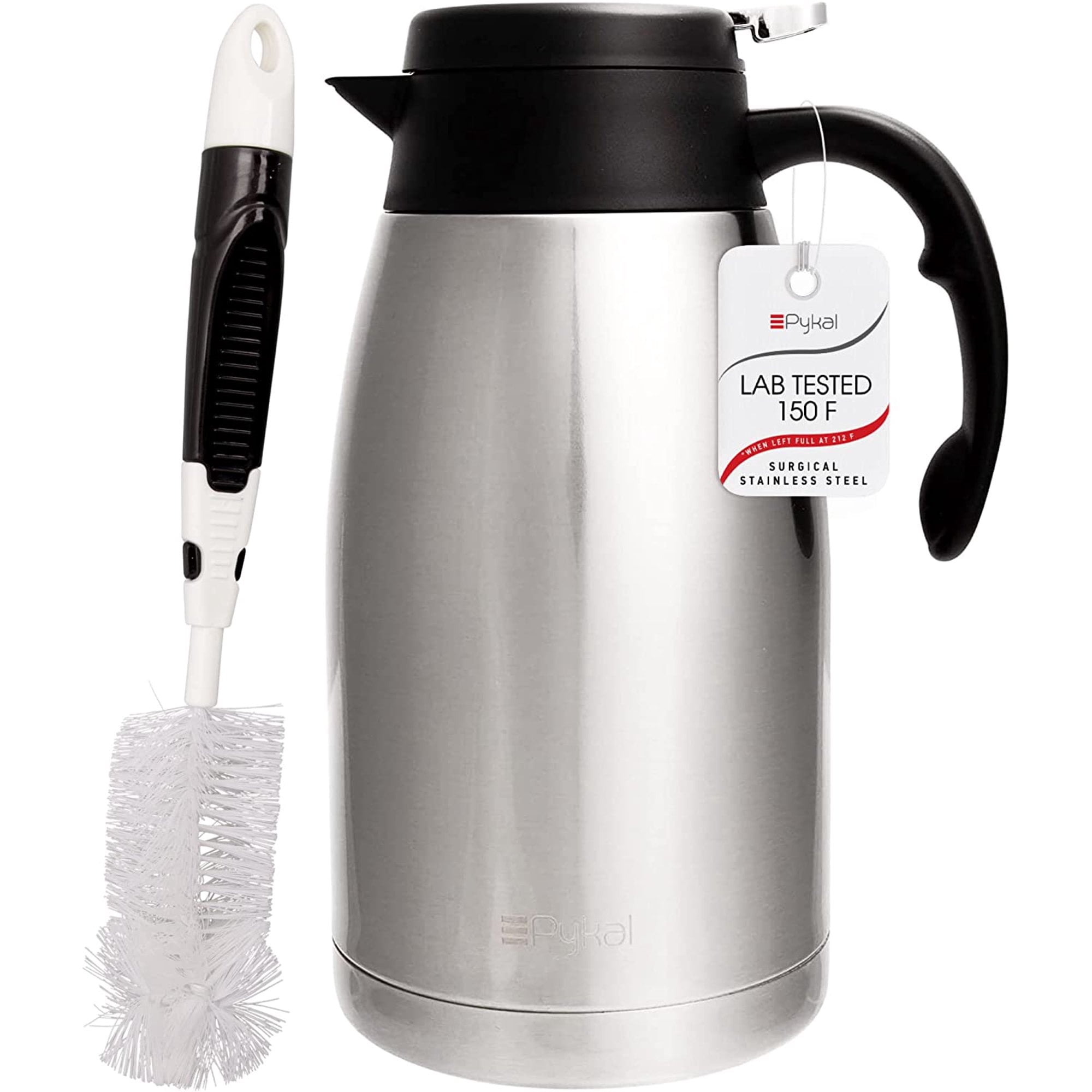 68oz Coffee Carafe Airpot Insulated Coffee Thermos Urn Stainless Steel –  SHANULKA Home Decor