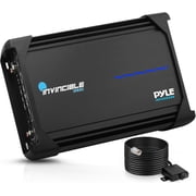 Pyle 1-Channel Class D Monoblock Amplifier, 2000W Max MOSFET Car Amplifier with Bluetooth Audio, Bass Boost, Remote Control & Protection Circuits