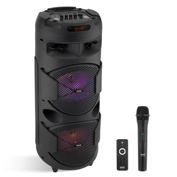 Pyle 1-Speaker Black 8.7 x 22.8 Inches Karaoke Machine