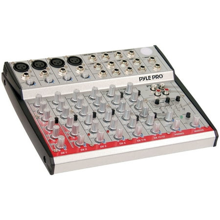 Pyle 12-Channel 2-Bus Console Mixer