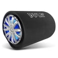 thumbnail image 1 of Pyle 12-Inch 600W Enclosed Carpeted Car Audio Subwoofer Tube Speaker System, 1 of 6