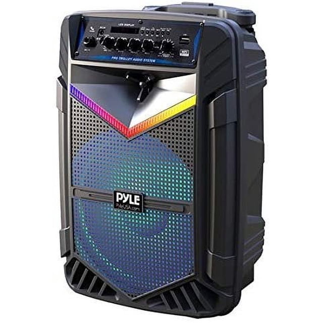 Pyle 15 Inch Bluetooth Portable Audio Party Speaker w/ Rechargeable ...