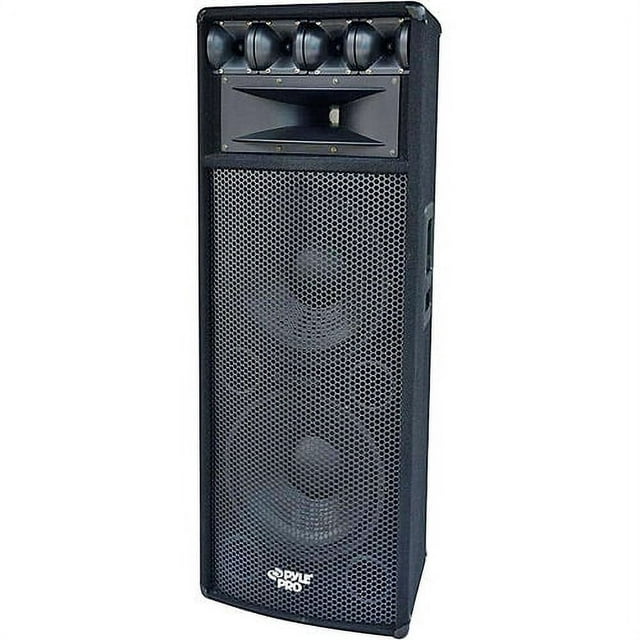 Pyle 1600W Heavy Duty Outdoor 7 Way PA Loud-Speaker Cabinet w/ Dual 12" Woofers