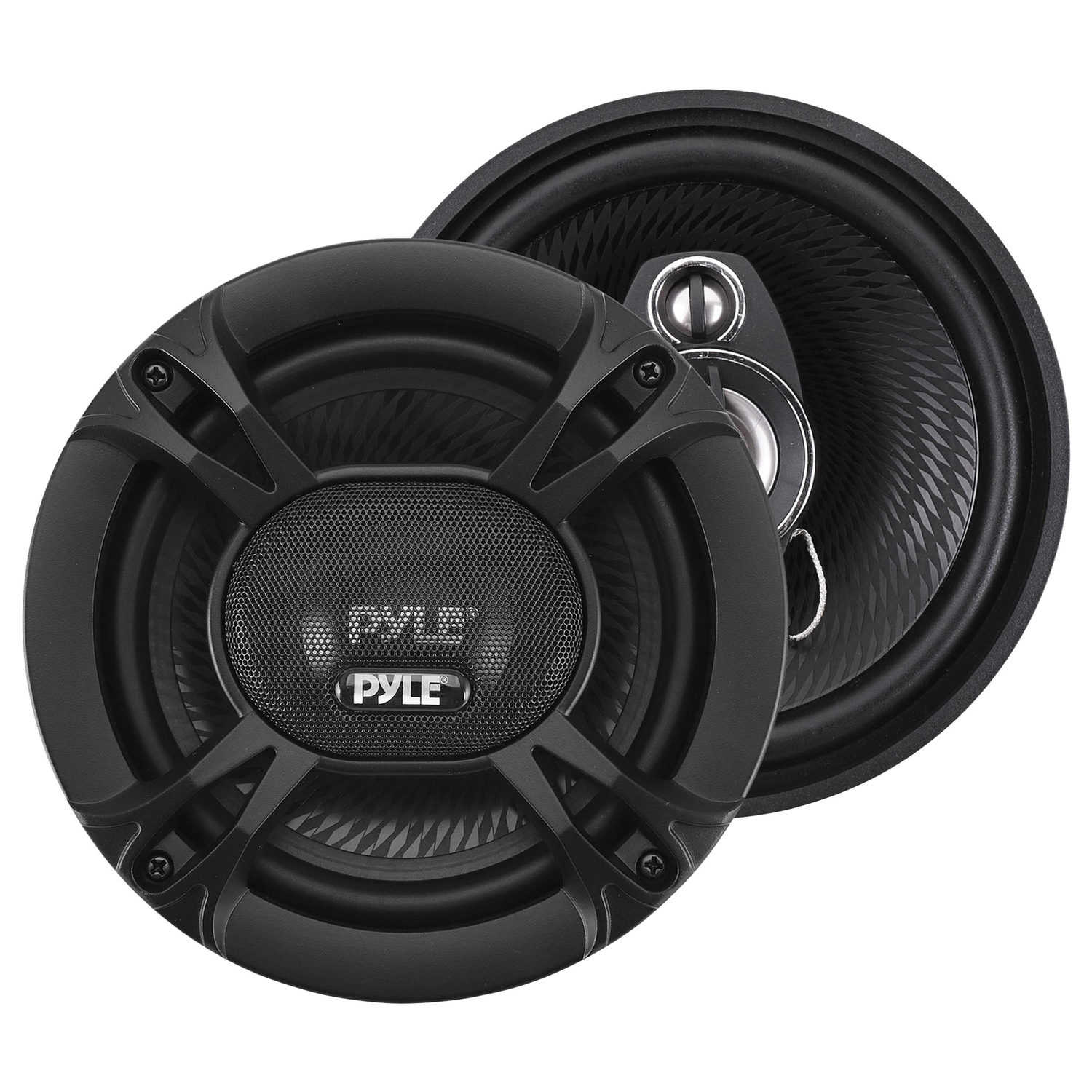 Pyle 2-Way Universal Car Stereo Speakers-120W 3.5 Inch Coaxial Loud Pro Audio Car Speaker (Black) - image 1 of 7