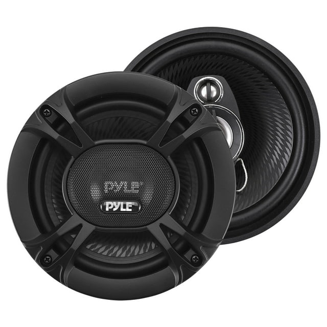 Pyle 2-Way Universal Car Stereo Speakers-120W 3.5 Inch Coaxial Loud Pro Audio Car Speaker (Black)
