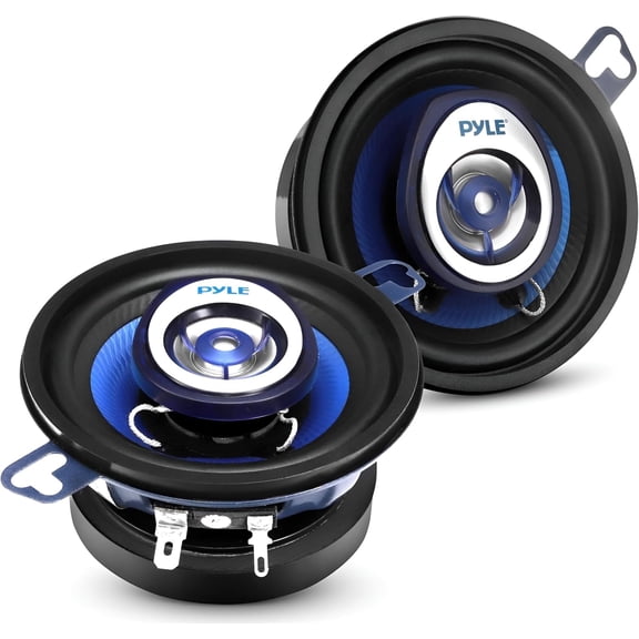 Pyle 2-Way Universal Car Stereo Speakers 120W 3.5 Inch Coaxial Loud Pro Audio Car Speaker Universal