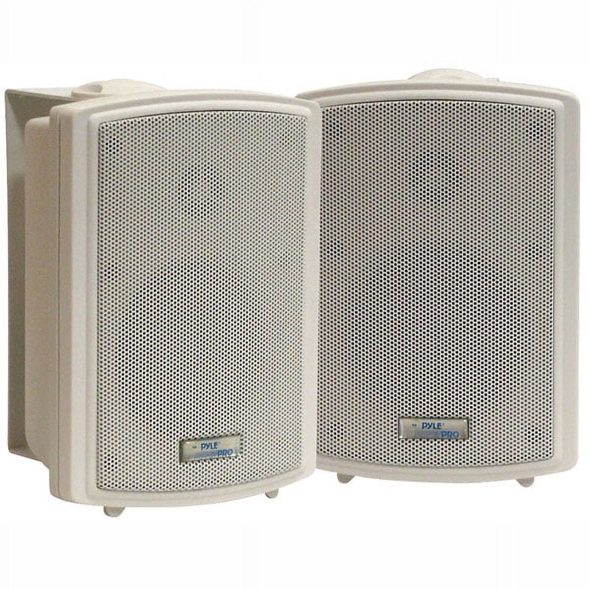 Pyle 3.5" Indoor/Outdoor Waterproof Speakers w/15 Watt 70V Transformer