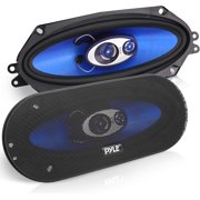 Pyle 3-Way 300W 4x10" Triaxial Loud Pro Audio Car Universal OEM Quick Replacement Component Speaker