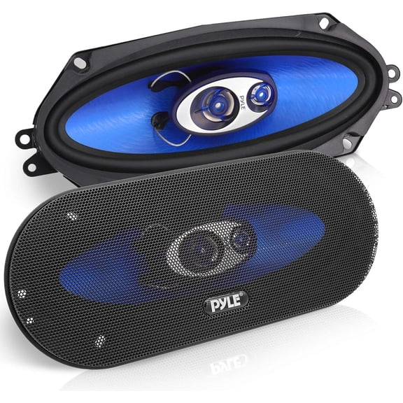 Pyle 3-Way 300W 4x10" Triaxial Loud Pro Audio Car Universal OEM Quick Replacement Component Speaker