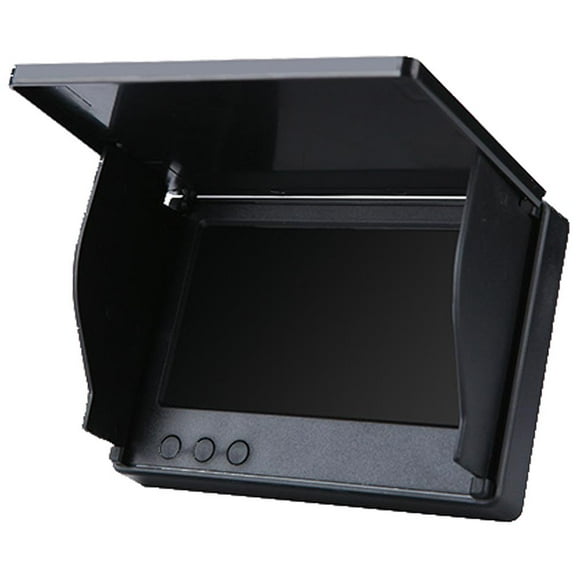 Pyle 4.3'' Portable LCD Monitor Underwater Fishing Camera, 1000TVL Camera with 12pcs Infrared Lights, Equipped with Carrying Case Black