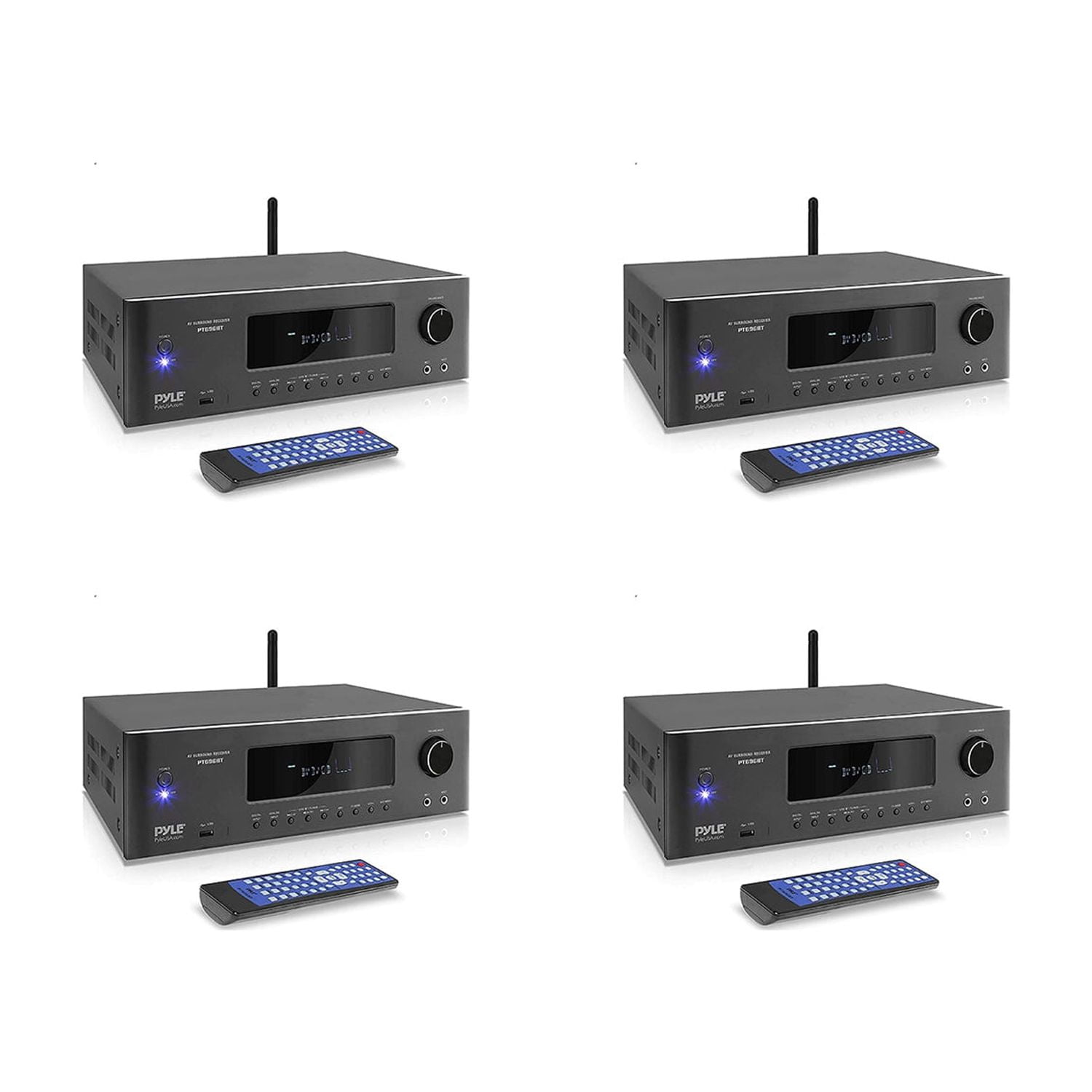 Pyle 4 x PT696BT Bluetooth 5.2 Channel 1000 Watt Home Theater