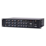 Pyle 4000 Watt 8 Channel Audio Bluetooth Amplifier Sound Mixer Receiver System
