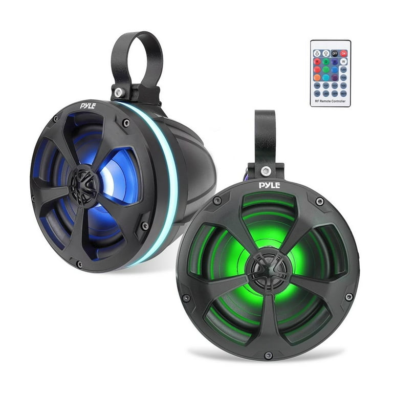 Pyle In 1,000 Watt Channel Waterproof Off Road Boat and ATV