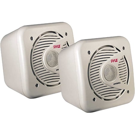 Pyle 5.25 Inch Dual Marine Speakers - 2 Way Waterproof Resistant Outdoor Audio Stereo Sound System