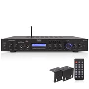 Pyle 5 Channel Rack Mount Bluetooth Receiver, Home Theater Amp, Speaker Amplifier, 200-Watt (Black)