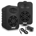 Pyle 500W Bluetooth Wall Mount Speakers Pair, 5.25-Inch 2-Way Full ...