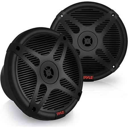 Pyle 6.5 Inch Marine Coaxial 2-Way Waterproof Component Speaker Pair | Audio Stereo Sound System