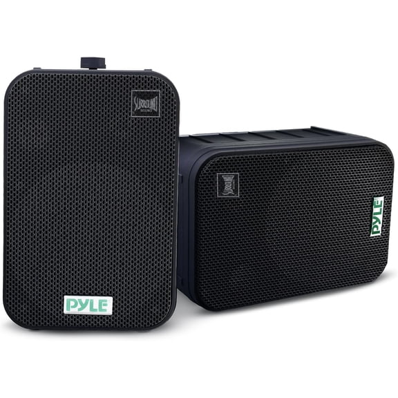 Pyle 6.5" Indoor/Outdoor Waterproof Speakers (Black)