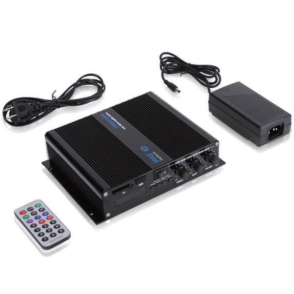 Pyle 6 Channel 600 Watt Marine Amplifier Bluetooth Receiver Sound System