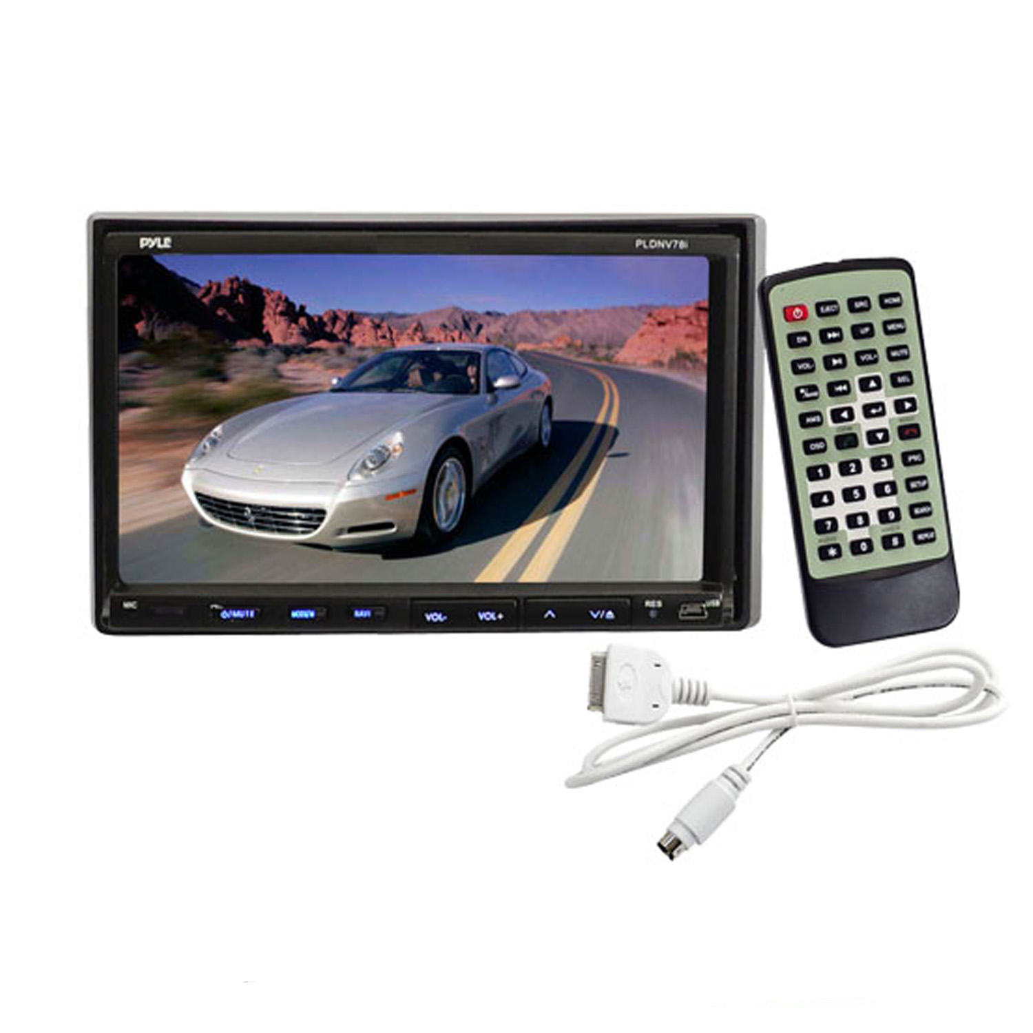 Pyle 7" Double Din ,AIO Gps And Bt - image 1 of 2