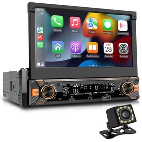 Pyle PLTS80 7" Touchscreen Single DIN Bluetooth AM/FM Car Receiver w/Camera