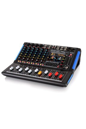 8-Channel Bluetooth Studio Audio Mixer - DJ Sound Controller Interface