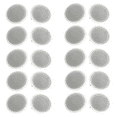 thumbnail image 1 of Pyle 8 Inch 500W 2 Way In Wall Ceiling Home Speakers System (Pair) (10 Pack), 1 of 8