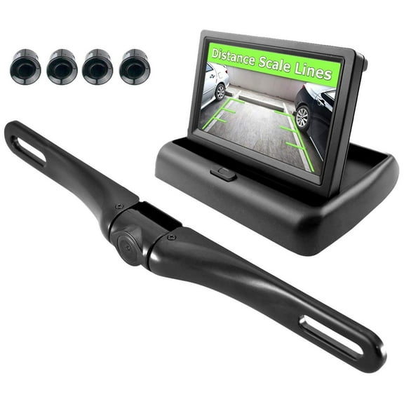 Pyle AZPLCMPS48 Rearview Backup Camera & Monitor Driving Assist System