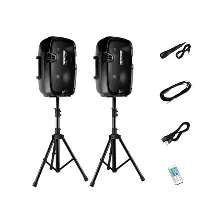 PYLE - 8" 700W PA Speakers - Black