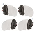 thumbnail image 1 of Pyle Audio 8 Inch 2 Way 250W Flush Mount Bluetooth Ceiling Wall Speakers (4 Pack), 1 of 4