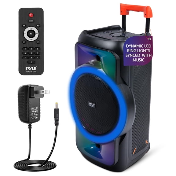 Pyle Audio Large Bluetooth Party Speaker - Big Bluetooth Speaker with True Wireless Stereo System - Enjoy Powerful Bass and Clear Treble - Portable Big Speaker - PPHP1979-160W
