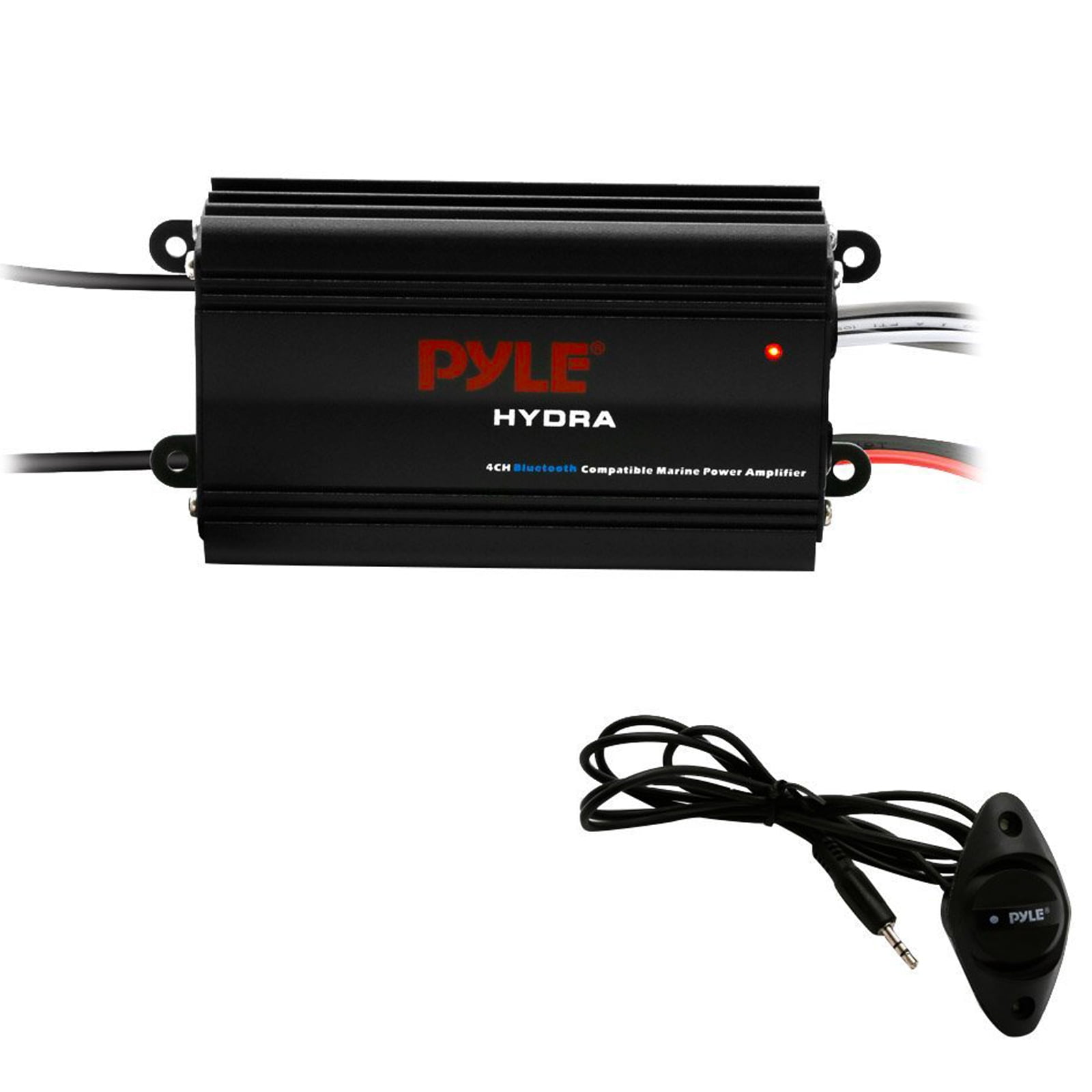 Pyle Auto 4Channel Bridgeable Marine Amplifier 200 Watt RMS 4 OHM